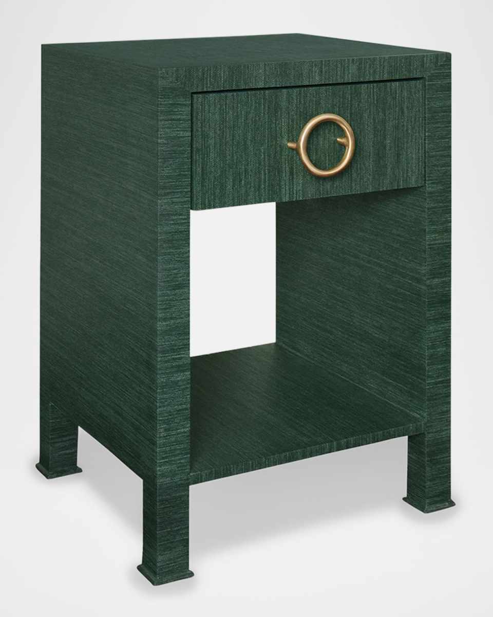 Malcom Grasscloth Side Table